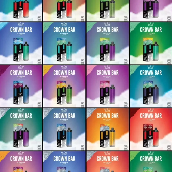 Al Fakher Crown Bar Mango Ice 8000 puffs Disposable Vape