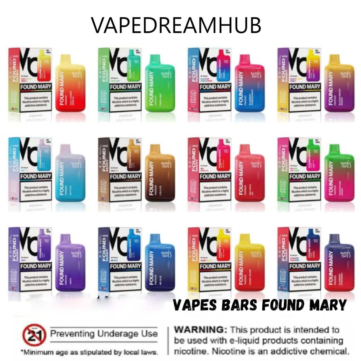 Found Mary FM3500 Disposable Vape by Vapes Bars