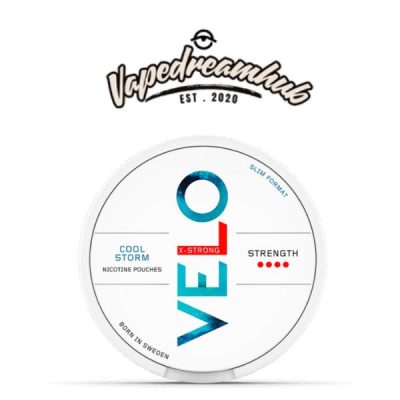 VELO Cool Storm X-Strong Slim Nicotine Pouches (11mg) Best Price in Dubai,UAE